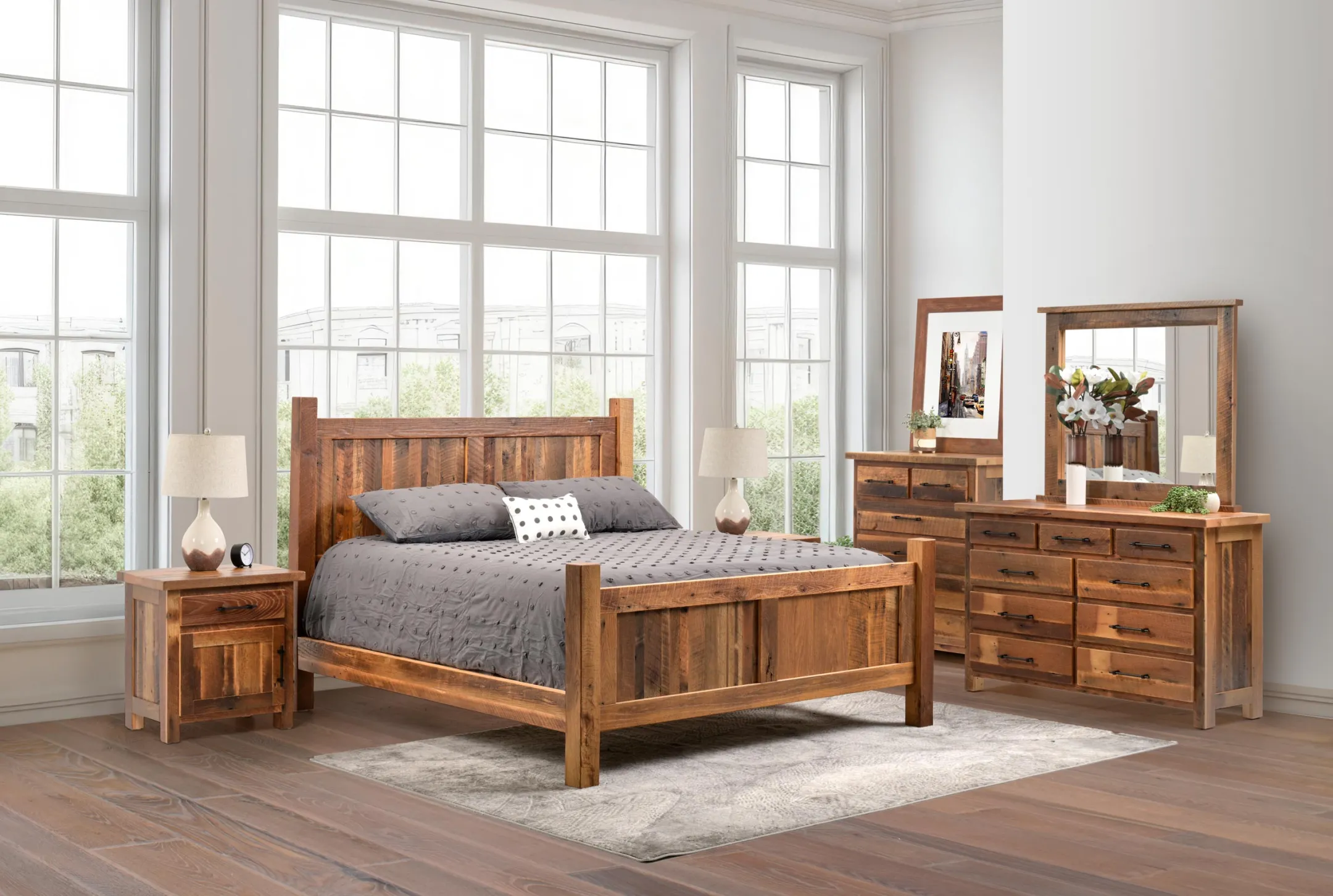 Reclaimed Barnwood Bedroom Furniture